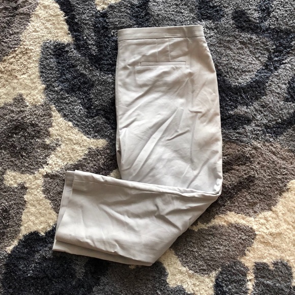 Light gray cropped dress pants - Picture 1 of 4